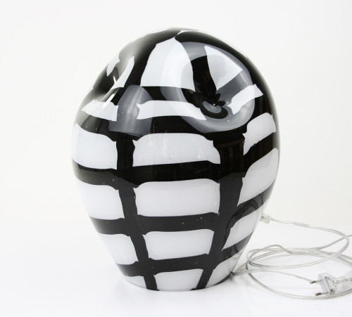 Window, lamp wit-zwart, 3x deuk